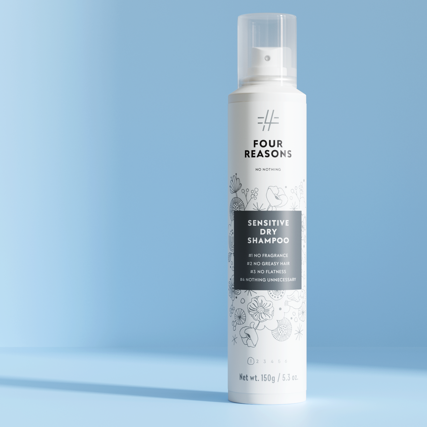 Fragrance Free Hair Dry Shampoo – No Nothing Very Sensitive