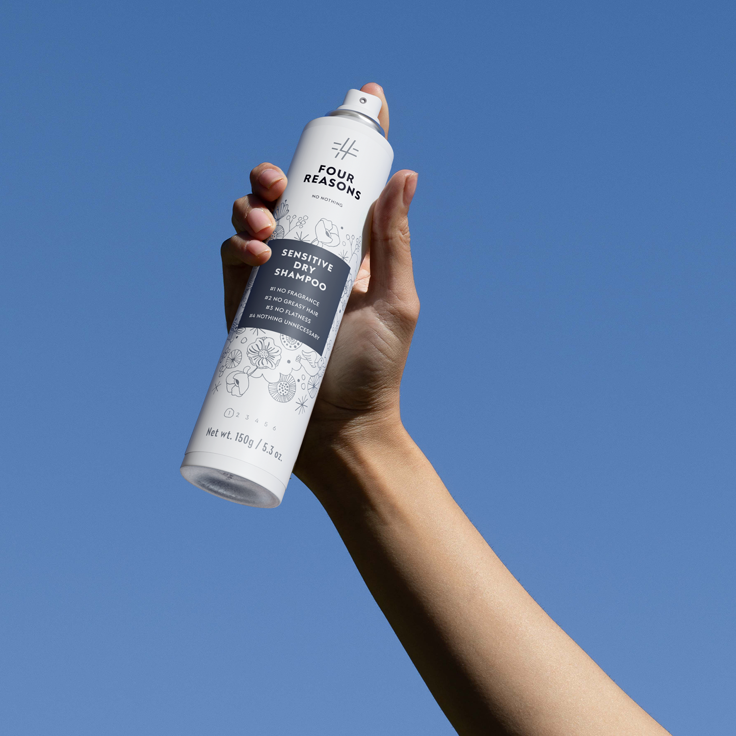 Fragrance Free Hair Dry Shampoo – No Nothing Very Sensitive